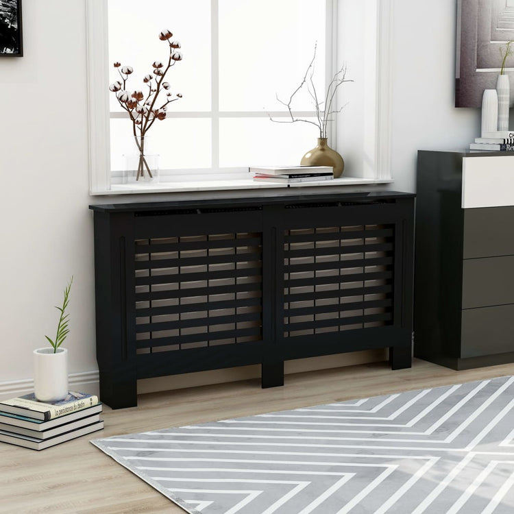 vidaXL Radiator Cover Radiator Guard for Home Office Heater Cabinet Cover MDF-11