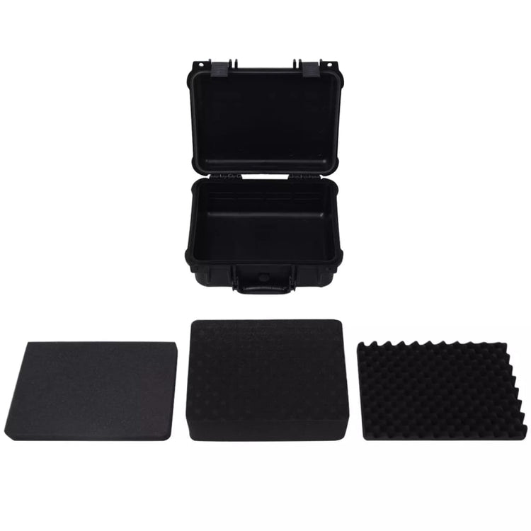 vidaXL Equipment Case Protective Hard Carry Case Portable Camera Case Black-3