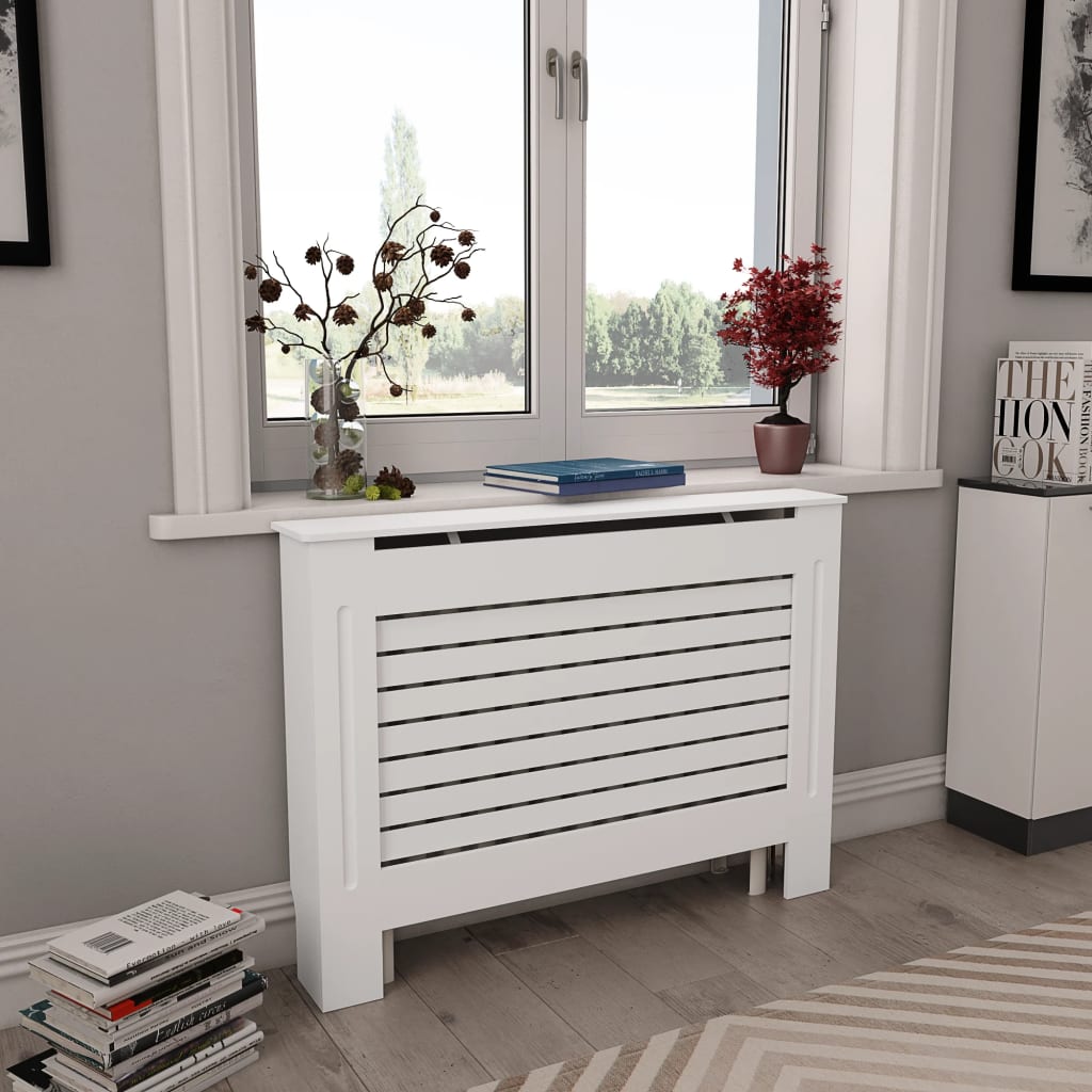 vidaXL Radiator Cover Radiator Guard for Home Office Heater Cabinet Cover MDF-22