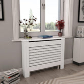 vidaXL Radiator Cover Radiator Guard for Home Office Heater Cabinet Cover MDF-22