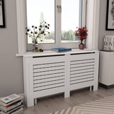 vidaXL Radiator Cover Radiator Guard for Home Office Heater Cabinet Cover MDF-17