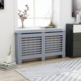vidaXL Radiator Cover Radiator Guard for Home Office Heater Cabinet Cover MDF-6