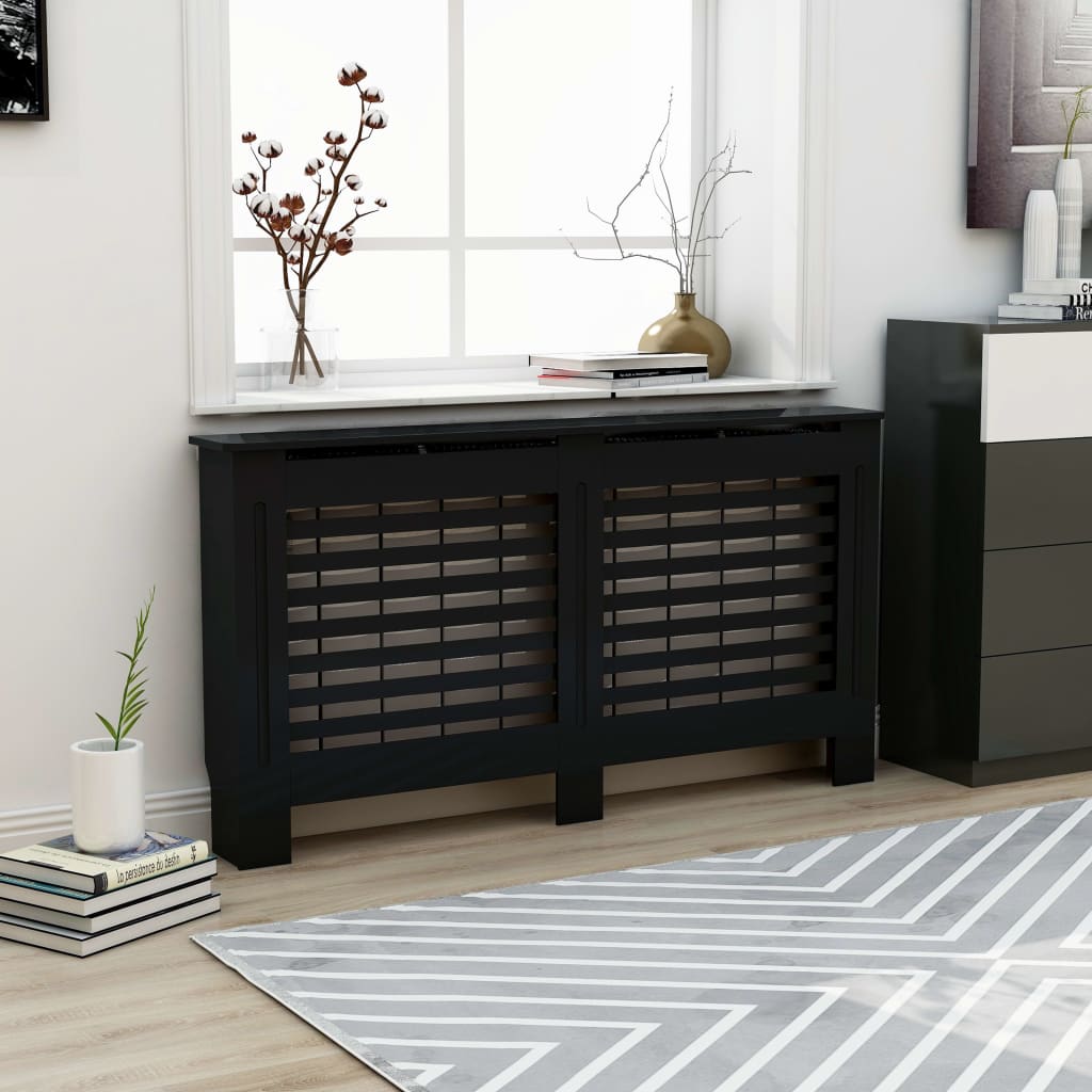 vidaXL Radiator Cover Radiator Guard for Home Office Heater Cabinet Cover MDF-11