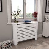 vidaXL Radiator Cover Radiator Guard for Home Office Heater Cabinet Cover MDF-23