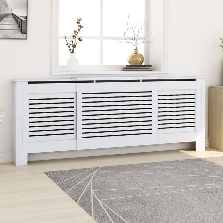 vidaXL Radiator Cover Radiator Guard for Home Office Heater Cabinet Cover MDF-21
