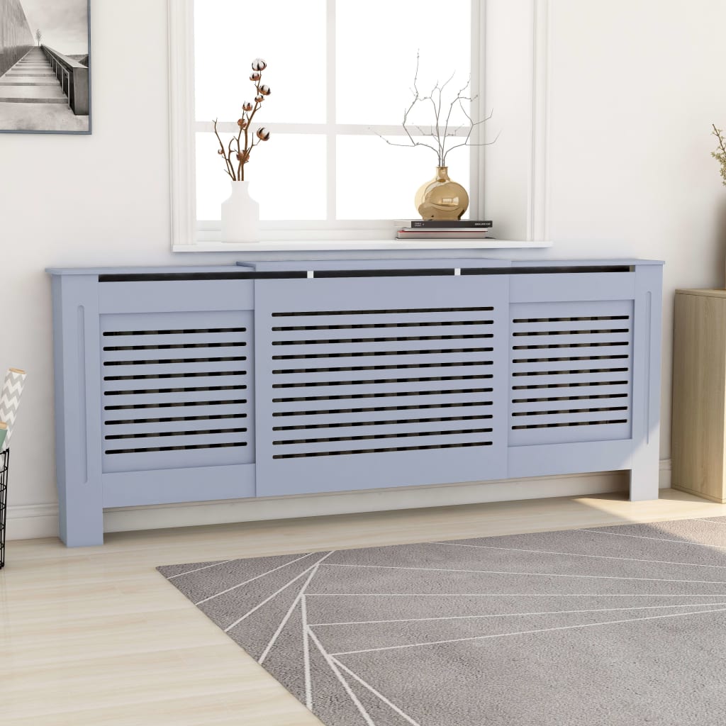vidaXL Radiator Cover Radiator Guard for Home Office Heater Cabinet Cover MDF-24