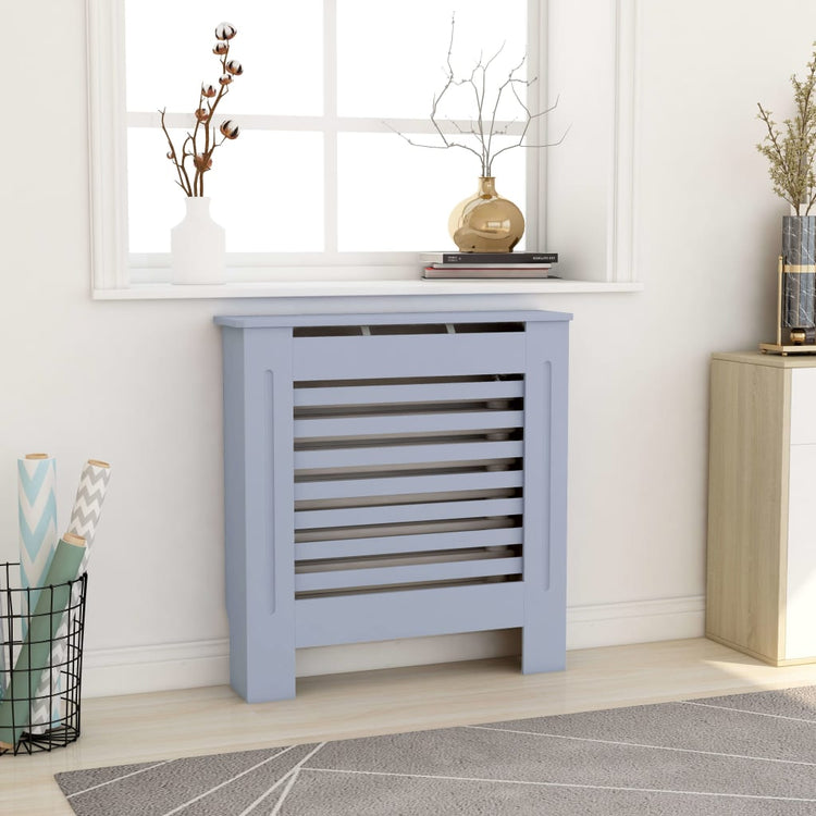 vidaXL Radiator Cover Radiator Guard for Home Office Heater Cabinet Cover MDF-26