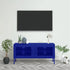 vidaXL TV Stand TV Unit Sideboard Home TV Console Media Unit Cupboard Steel-9