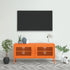 vidaXL TV Stand TV Unit Sideboard Home TV Console Media Unit Cupboard Steel-10