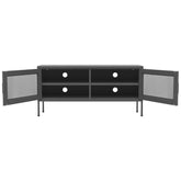 vidaXL TV Stand TV Unit Sideboard Home TV Console Media Unit Cupboard Steel-3