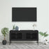 vidaXL TV Stand TV Unit Sideboard Home TV Console Media Unit Cupboard Steel-6
