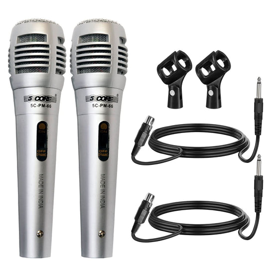 5Core XLR Microphone Dynamic Mic Karaoke Singing Studio Mics Handheld Microfono-0
