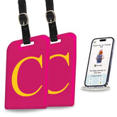 Initials Bag tag C [pack 2]-0